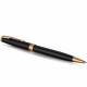 Набір Parker SONNET Black Lacquer GT BP (кулькова ручка + блокнот Parker)
