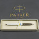 Ручка шариковая Parker JOTTER Originals UKRAINE White CT BP Трезубец син-желт. 15032_T0017u
