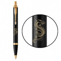 Ручка шариковая Parker IM ZODIAC Black GT BP Деревянный Дракон 22032_Z302y