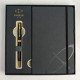 Набір Parker SONNET Black Lacquer GT BP (кулькова ручка + блокнот Parker)