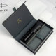 Подарункова коробка з чохлом Parker GIFT24 Premium Leather Pen pouch