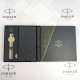 Подарункова коробка з блокнотом Parker GIFT24 Notebook Grey
