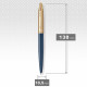 Ручка шариковая Parker JOTTER XL Matt Blue & Gold GT BP 13 132