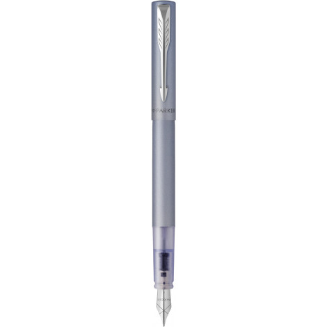Ручка перьевая Parker VECTOR XL Metallic Silver Blue CT FP M 06 112