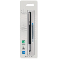 Ручка перьевая Parker VECTOR Black FP M блистер 05 116