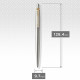 Ручка шариковая Parker JOTTER Stainless Steel GT BP блистер 16 036