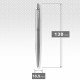 Ручка шариковая Parker JOTTER XL Monochrome Grey CT BP блистер 12 736