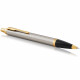 Ручка шариковая Parker IM Brushed Metal GT BP блистер 22 236