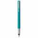Ручка перова Parker VECTOR Blue-Green FP M + Картриджі Parker Quink /5шт. син. блістер 05 616b