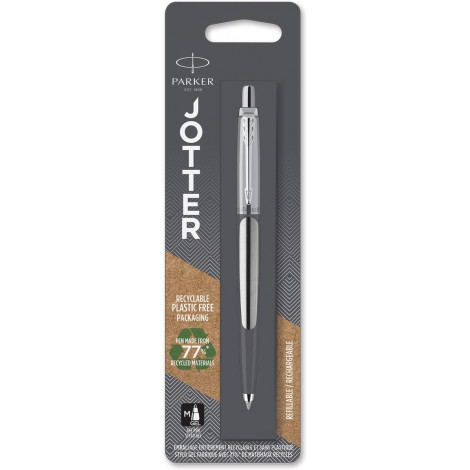 Ручка гелева Parker JOTTER Stainless Steel CT GEL блістер 16 166