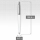 Ручка шариковая Parker JOTTER Originals White CT BP в Eco упаковке 15 032e