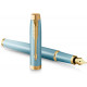 Ручка перова Parker IM Rituals Turquoise Green GT FP F 29 111