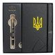 Набір Parker IM UKRAINE Black GT BP Тризуб (кулькова ручка + блокнот Parker)