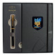Набор Parker IM UKRAINE Black GT RB Пылающий Трезубец (ручка-роллер + блокнот Parker)