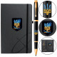 Набор Parker IM UKRAINE Black GT RB Пылающий Трезубец (ручка-роллер + блокнот Parker)