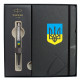 Набор Parker JOTTER Originals UKRAINE Black CT BP Трезубец сине-желтый (шариковая ручка + блокнот Parker)