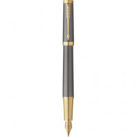 Ручка перьевая Parker INGENUITY Grey Lacquer GT FP F 60 411