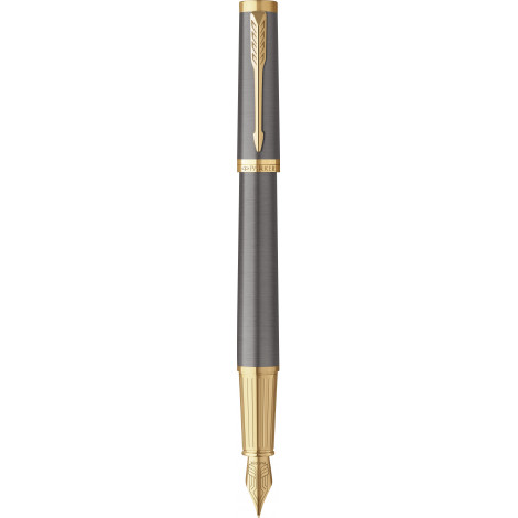 Ручка перова Parker INGENUITY Grey Lacquer GT FP F 60 411