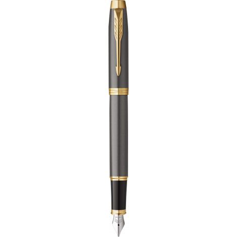 Ручка перьевая Parker IM Grey Lacquer GT FP F 21 111