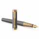 Ручка перова Parker INGENUITY Grey Lacquer GT FP F 60 411