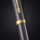 Ручка перьевая Parker IM Grey Lacquer GT FP F 21 111
