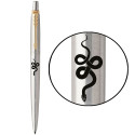 Ручка кулькова Parker JOTTER ZODIAC Stainless Steel GT BP Змія 16032_Z404b