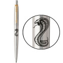 Ручка шариковая Parker JOTTER ZODIAC Stainless Steel GT BP Зеленая Змея 16032_Z401b