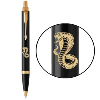 Ручка шариковая Parker IM ZODIAC Black GT BP Деревянная Змея 22032_Z402y