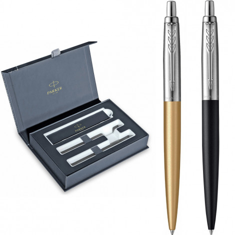 Набір ручок Parker JOTTER 17 XL Matt Gold CT BP + Richmond Matt Black CT BP в подар.уп. DUO24 13 402b24