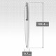 Ручка шариковая Parker JOTTER Originals Pearl Grey CT BP в Eco упаковке 15 932_1e