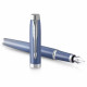 Ручка перова Parker IM Rituals Peaceful Blue CT FP F 29 411