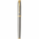 Ручка-роллер Parker IM Brushed Metal GT RB блистер 22 226