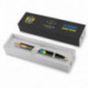 Ручка кулькова Parker IM UKRAINE Black GT BP Тризуб фігурний на тлі прапора 22032_T1026u