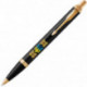 Ручка кулькова Parker IM UKRAINE Black GT BP Тризуб з жовтим орнаментом 22032_T1366u