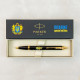 Ручка кулькова Parker IM UKRAINE Black GT BP Квіти 22032_T1050u