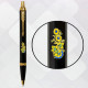Ручка кулькова Parker IM UKRAINE Black GT BP Квіти 22032_T1050u