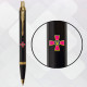 Ручка кулькова Parker IM ARMY Black GT BP Емблема ЗСУ 22032_W0010u