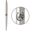 Ручка кулькова Parker JOTTER ZODIAC Stainless Steel GT BP Кінь з підковою 16032_Z505b