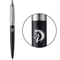 Ручка кулькова Parker JOTTER ZODIAC Bond Street Black CT BP Вогняний кінь 16232_Z501w