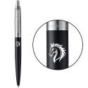 Ручка кулькова Parker JOTTER ZODIAC Bond Street Black CT BP Вогняний кінь 16232_Z501w