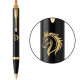 Ручка кулькова Parker IM ZODIAC Black GT BP Вогняний кінь 22032_Z501y