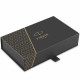 Набір Parker SONNET Black Lacquer GT FP18 F (перова ручка + шкір.чохол)