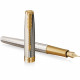 Набір Parker SONNET Silver Mistral GT FP18 F (перова ручка + шкір.чохол)