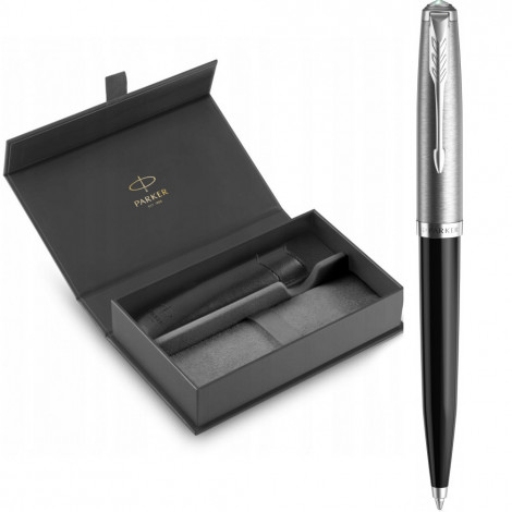 Набір Parker PARKER 51 Black CT BP (кулькова ручка + чохол)