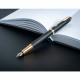Набір Parker IM Premium Black GT FP F (перова ручка + блокнот Parker)