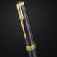 Набір ручок Parker SONNET Black Lacquer GT FP+BP (перова + кулькова)