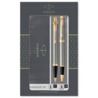Набір ручок Parker IM Brushed Metal GT RB+BP (ролер + кулькова)