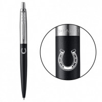 Ручка кулькова Parker JOTTER DESIGN Bond Street Black CT BP Підкова на щастя 16232_R107w