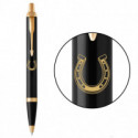 Ручка шариковая Parker IM DESIGN Black GT BP Подкова на счастье 22032_R107y