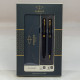 Набор ручек Parker SONNET Black Lacquer GT FP+BP (перьевая + шариковая)
